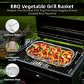 Stainless Steel Square Barbecue Basket - BBQ Backyard Supply Co