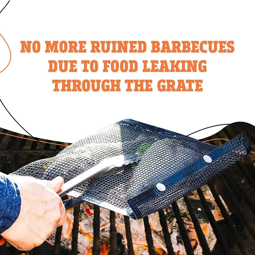 BBQ Mesh Grill Bag - Copper - 27x22cm - BBQ Backyard Supply Co