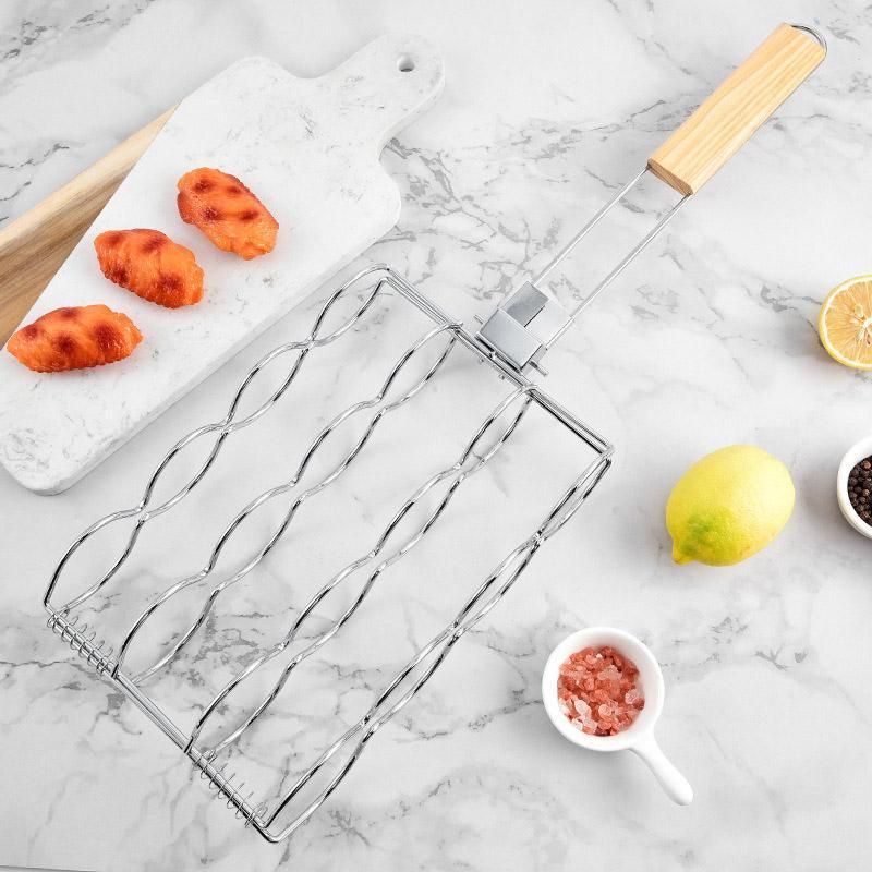 Folding Handle Corn Grill Holder