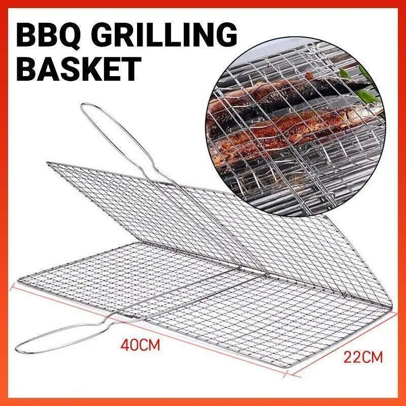 Bbq Fish Grilling Basket Grill - BBQ Backyard Supply Co