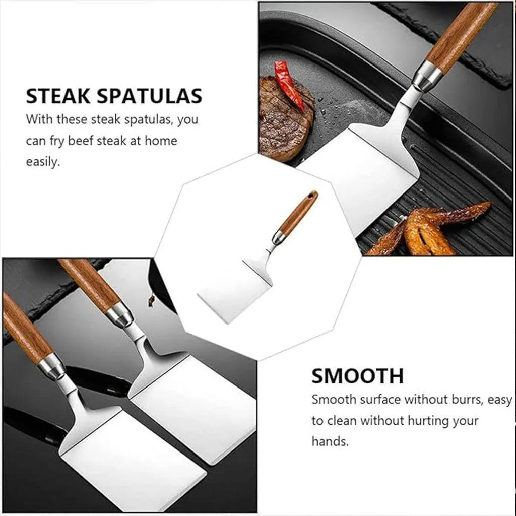 Stainless Steel Cooking Shovel - Teppanyaki Spatula