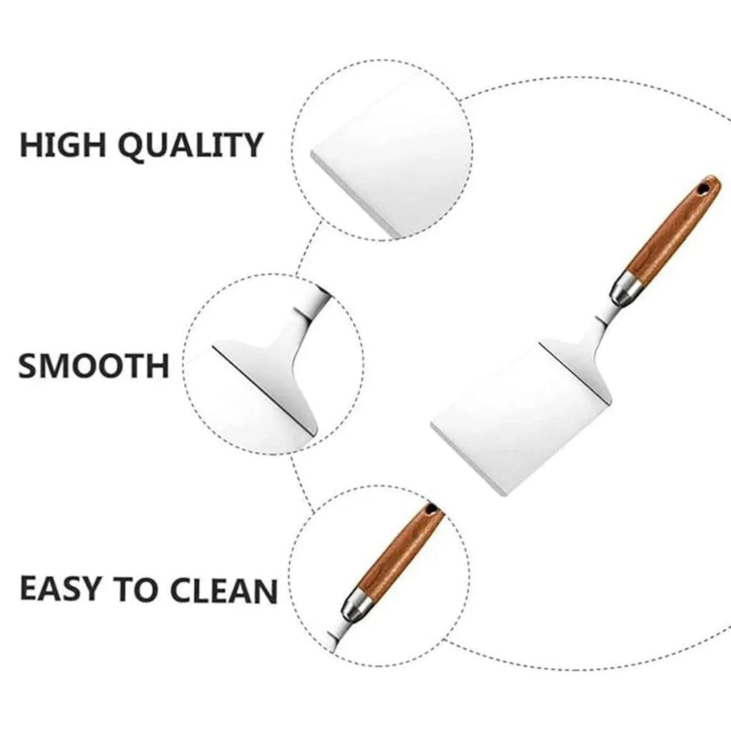 Stainless Steel Cooking Shovel - Teppanyaki Spatula