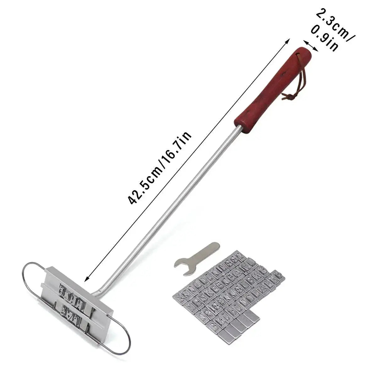 Alphabet Fire Branding BBQ Meat Tool - BBQ Backyard Supply Co