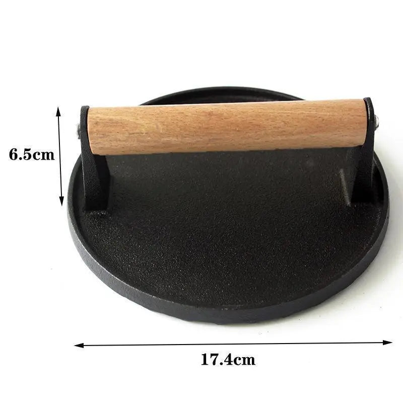 Cast Iron Burger & Steak Press - BBQ Backyard Supply Co