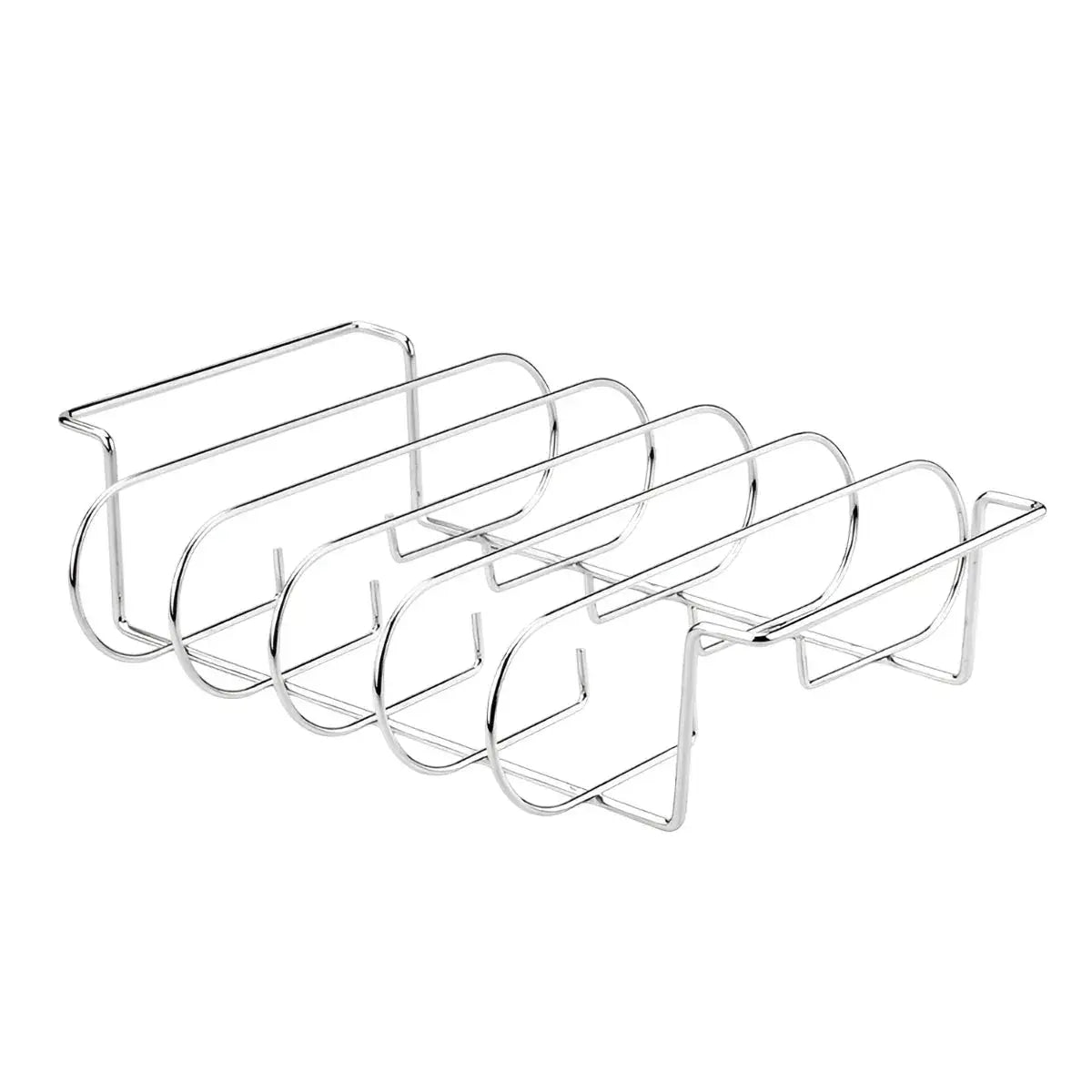 BBQ Rib Rack - Black - BBQ Backyard Supply Co