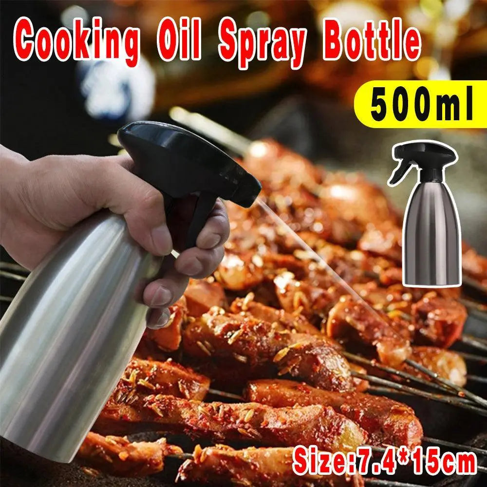 Stainless Steel Cooking Oil Spray Bottle - BBQ Backyard Supply Co