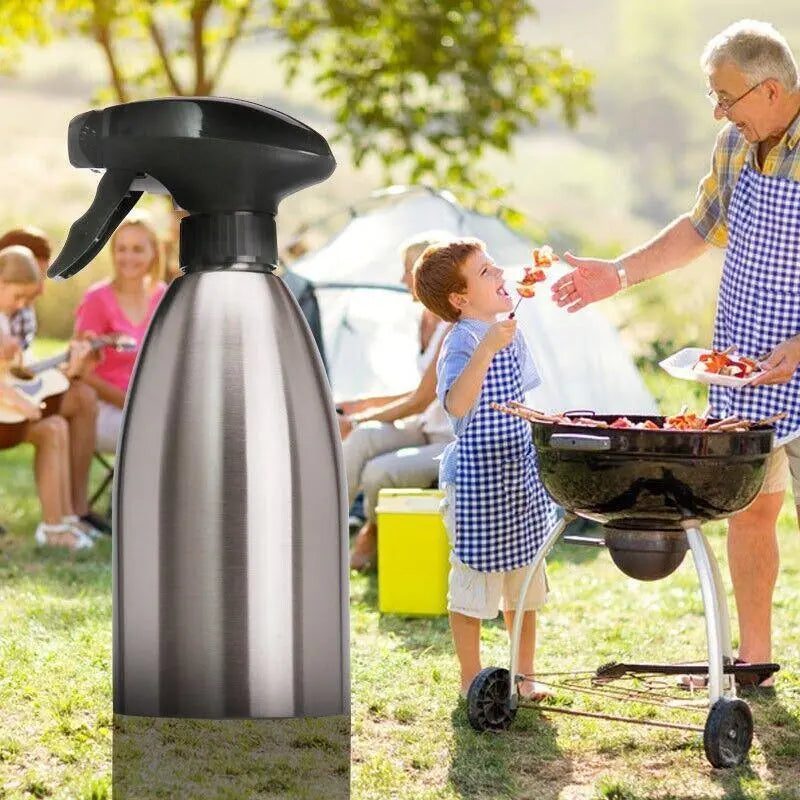 Stainless Steel Cooking Oil Spray Bottle - BBQ Backyard Supply Co