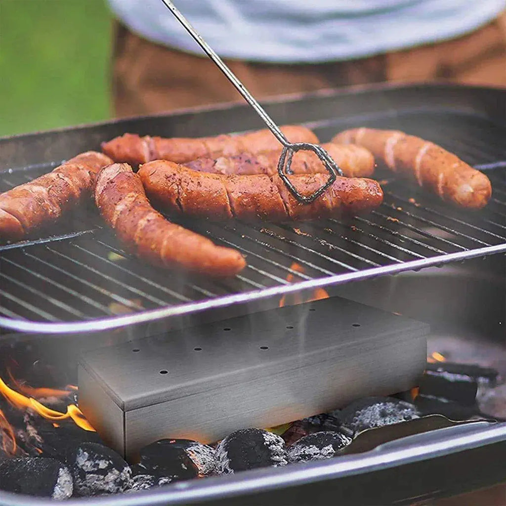 BBQ Smoking Wood Chip Smoker Grill Box - BBQ Backyard Supply Co