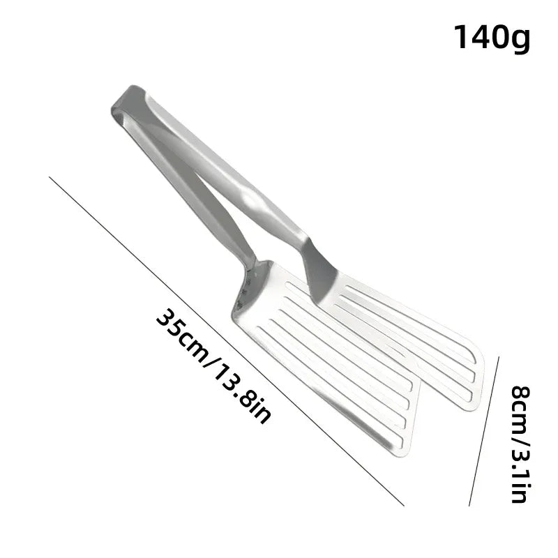 Multi-Functional Stainless Steel Steak Tongs