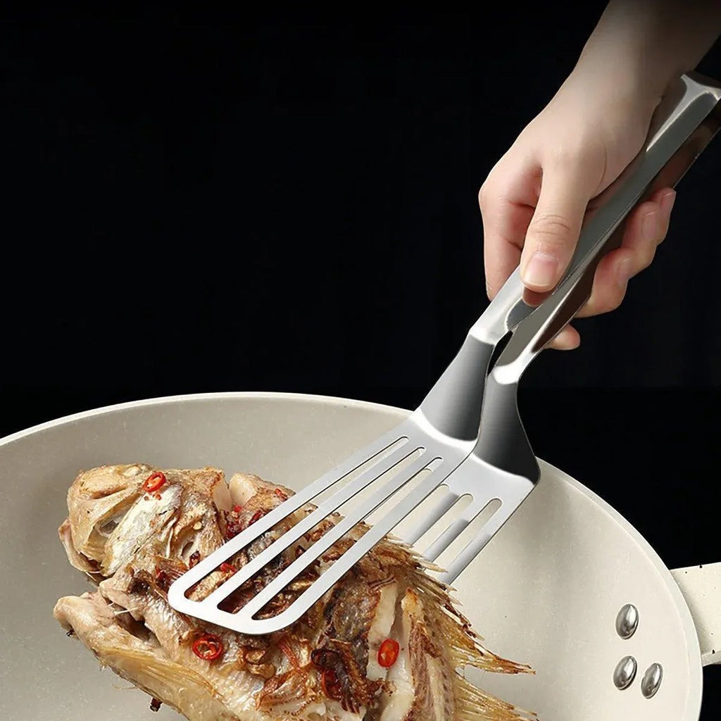 Multi-Functional Stainless Steel Steak Tongs