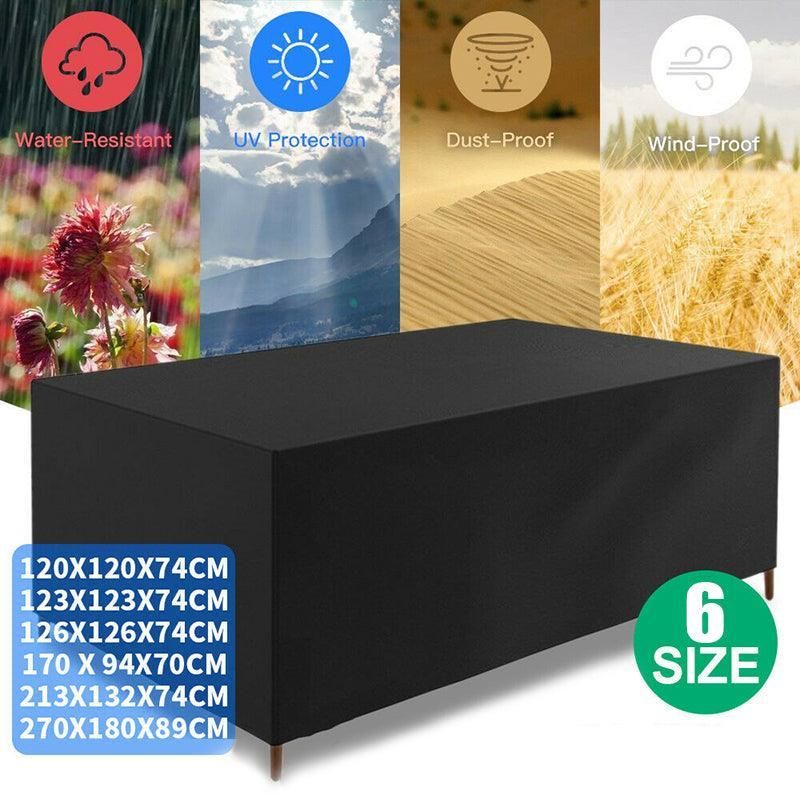 Waterproof Outdoor Furniture Cover – 123 × 123 × 74 cm
