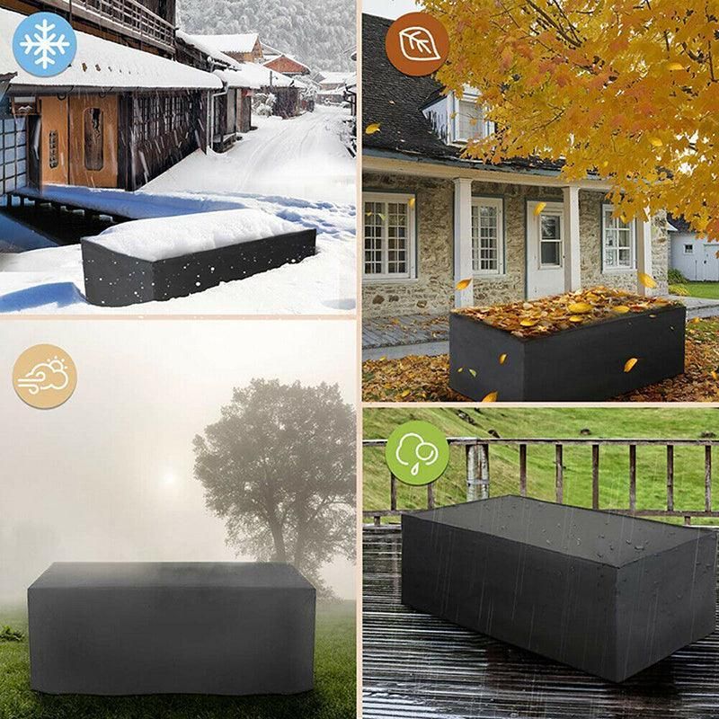 Waterproof Outdoor Furniture Cover – 123 × 123 × 74 cm