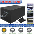 Waterproof Outdoor Furniture Cover - 123x123x74cm - BBQ Backyard Supply Co