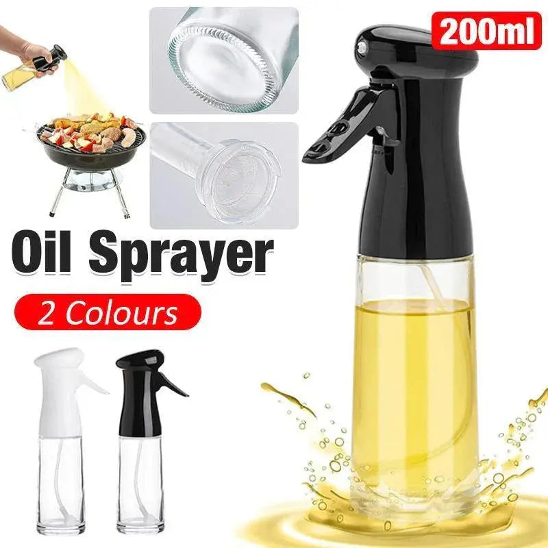 Olive Oil Sprayer Dispenser Cooking Baking BBQ Spray Bottle Kitchen Tool HG - White - BBQ Backyard Supply Co