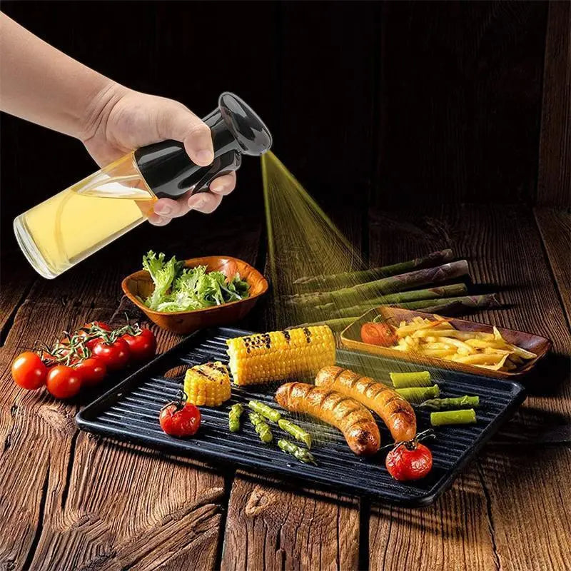 Olive Oil Sprayer Dispenser Cooking Baking BBQ Spray Bottle Kitchen Tool HG - White - BBQ Backyard Supply Co
