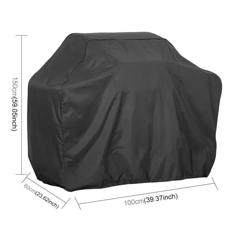 Waterproof BBQ Grill Cover – 210D Oxford Cloth – Dust‑Proof – Anti‑UV – 100×60×150cm - BBQ Backyard Supply Co