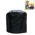 Waterproof BBQ Grill Cover – 210D Oxford Cloth Anti‑UV Dust‑Proof 71x73cm Black - BBQ Backyard Supply Co