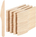 1800pcs 16.5cm Disposable Wooden Knives - Eco Friendly Cutlery - Extra Strong (Bulk) - BBQ Backyard Supply Co