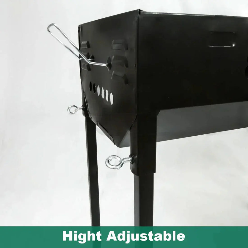 Large Portable Charcoal Outdoor BBQ Barbecue Grill Set - BBQ Backyard Supply Co