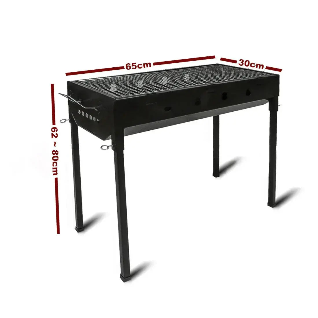 Large Portable Charcoal Outdoor BBQ Barbecue Grill Set - BBQ Backyard Supply Co