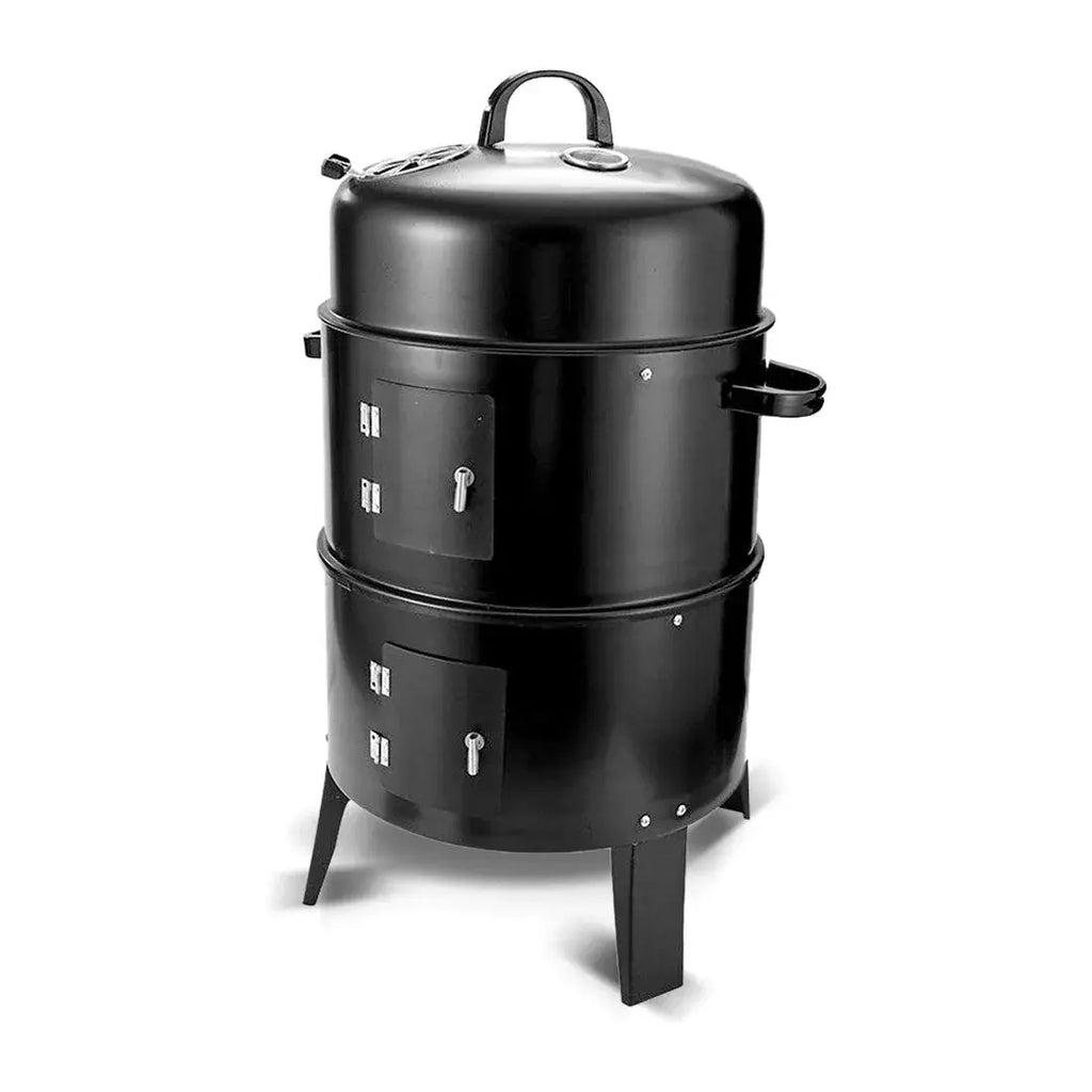 3‑in‑1 Portable Charcoal Vertical Smoker BBQ Roaster Grill - BBQ Backyard Supply Co
