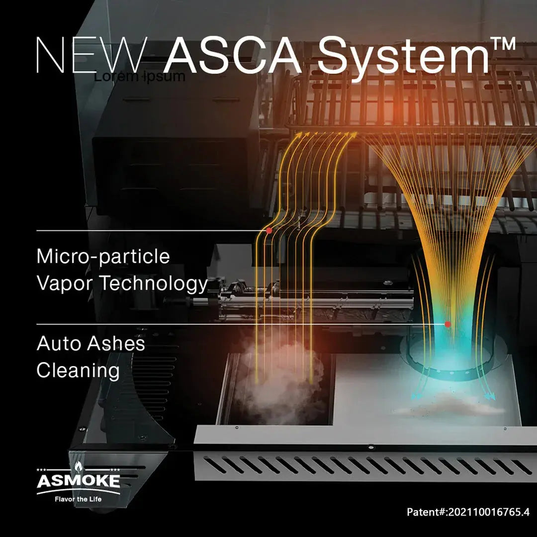 Asmoke AS350 Portable Wood Pellet Grill – Apple Red - BBQ Backyard Supply Co