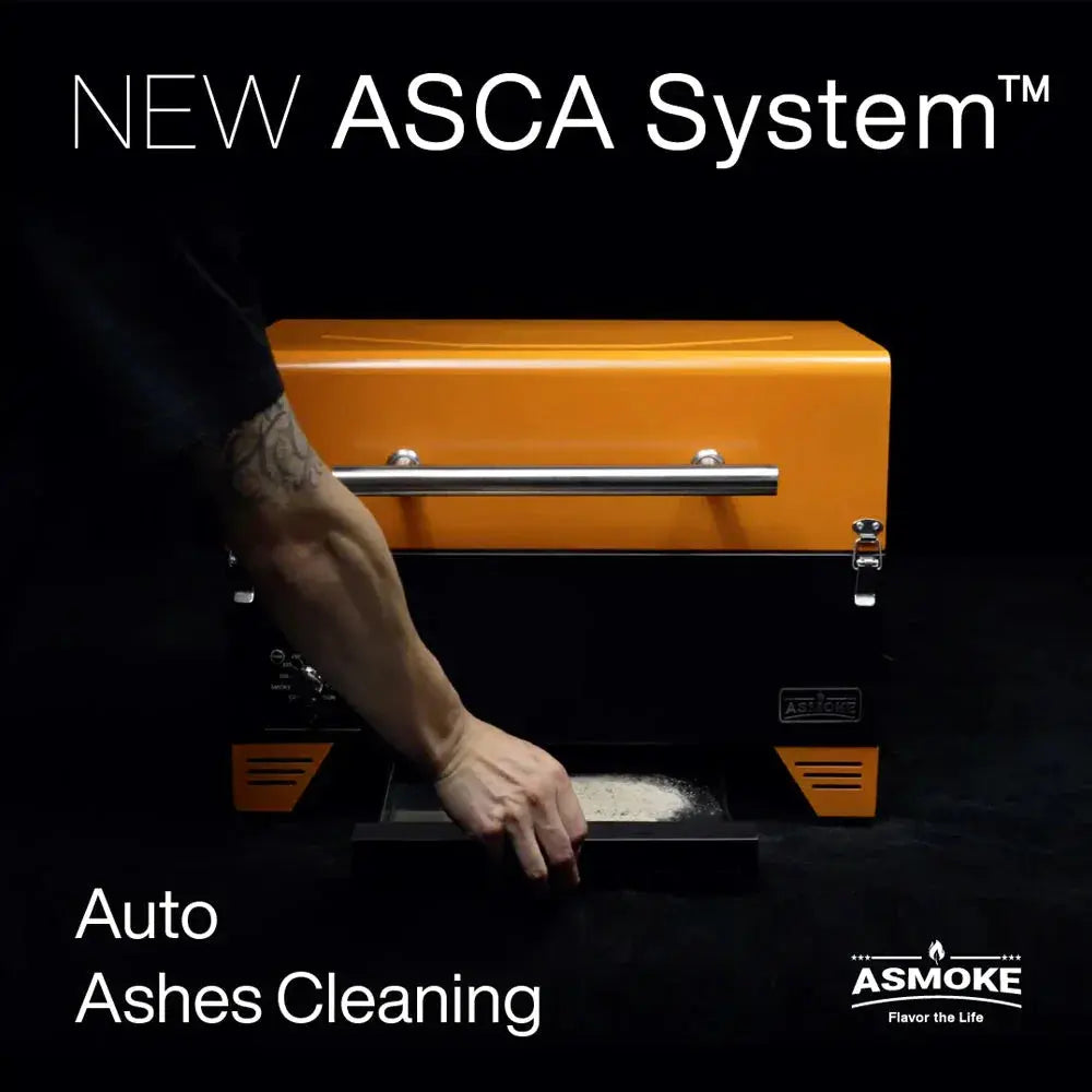 Asmoke AS350 Portable Wood Pellet Grill – Apple Red - BBQ Backyard Supply Co