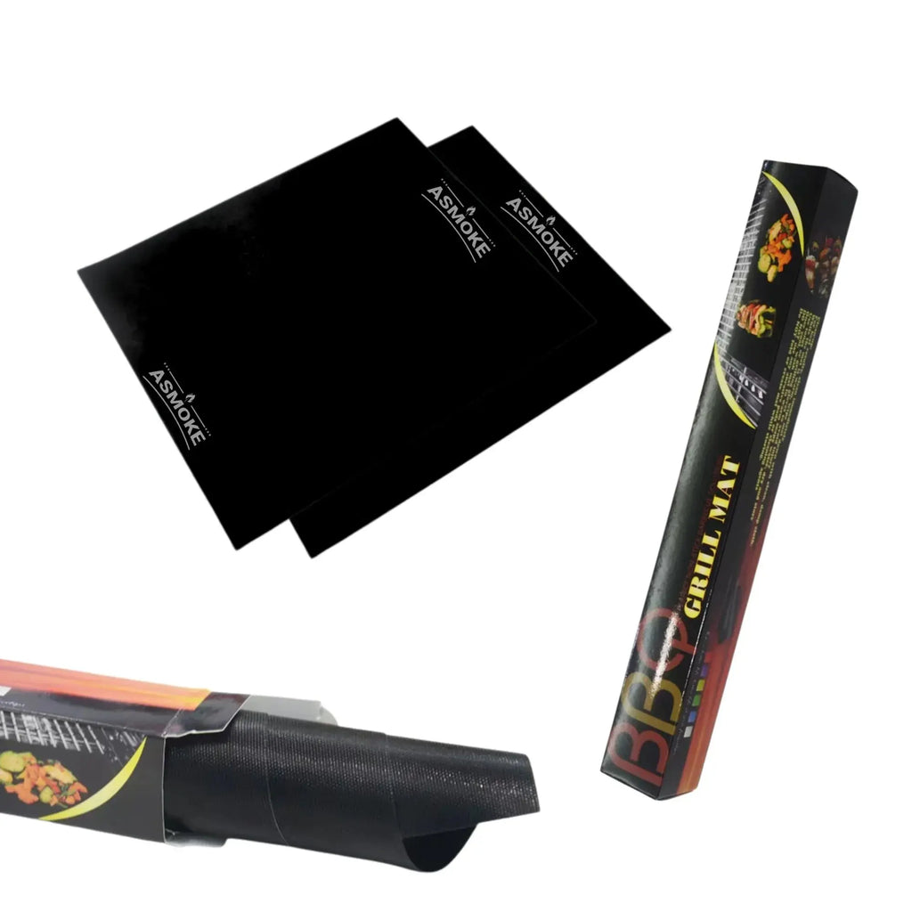ASMOKE Premium Copper & Black BBQ Grill Mats (2-Pack) - BBQ Backyard Supply Co