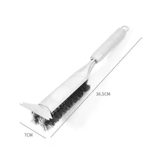 Heavy-Duty BBQ Grill Brush with Scraper - BBQ Backyard Supply Co