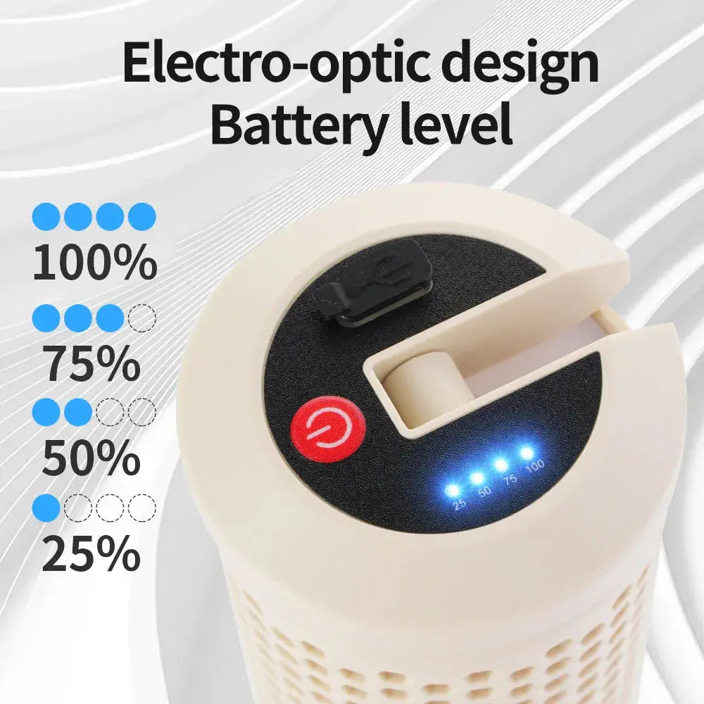 Collapsible LED Camping Lantern – 45-Hour Battery Life, USB-C Charging, Atmosphere Lighting (Khaki) - BBQ Backyard Supply Co