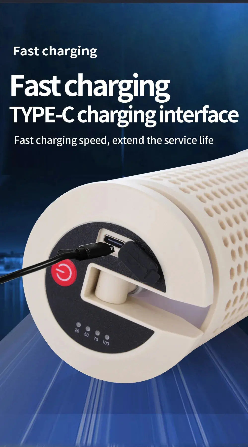 Collapsible LED Camping Lantern – 45-Hour Battery Life, USB-C Charging, Atmosphere Lighting (Khaki) - BBQ Backyard Supply Co