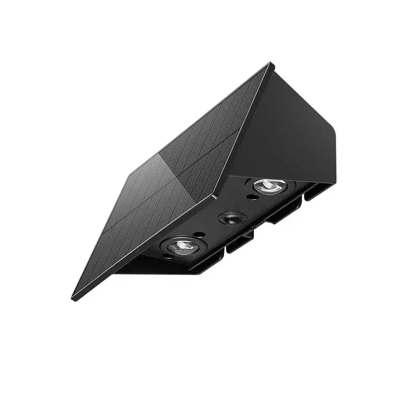 Solar Powered Up and Down Wall Light – Outdoor LED Wall Lantern, IPX4 Waterproof, Auto Sensor, Colorful Light - BBQ Backyard Supply Co